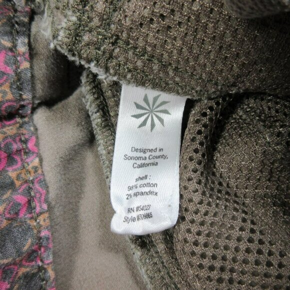 athleta womens solid gray skinny Dipper stretch corduroy hiking pants 4x30 EUC - Picture 3 of 7